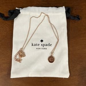 Kate Spade “C” Initial Necklace